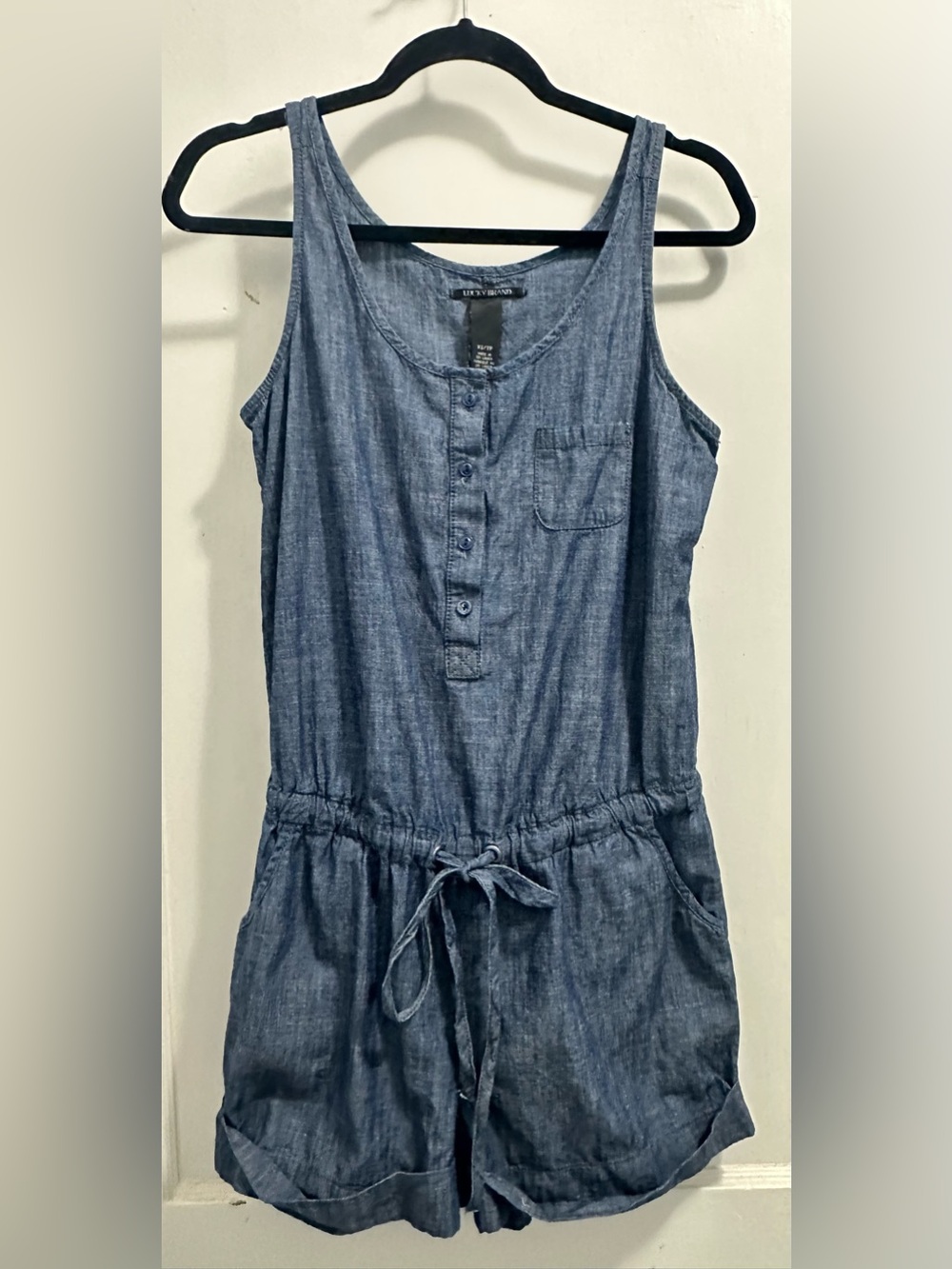 Lucky Brand Classic Blue Chambray Women’s Jumpsuits
